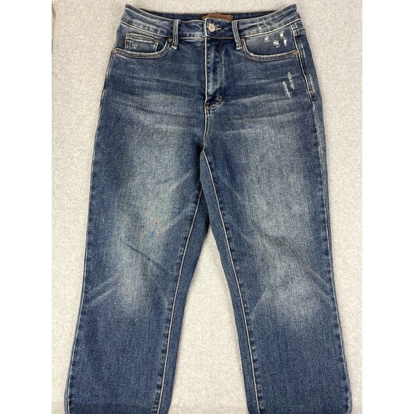 Judy Blue Slim Fit Jeans Women's 9/29 Med Wash High Rise Stretch Denim - Picture 5 of 9